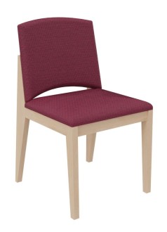 Chaise rembourrée 4 pieds Soline